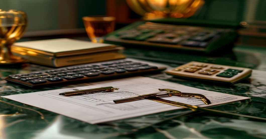 A collection of financial charts and real estate mortgage documents, symbolizing portfolio diversification through private mortgage lending.